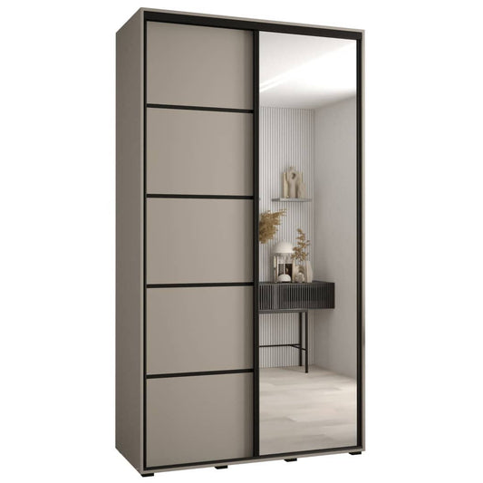 Dakota V Sliding Door Wardrobe 140cm