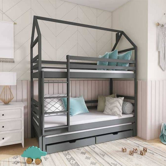 Dalia Bunk Bed with Trundle and Storage