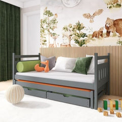 Daniel Double Bed with Trundle