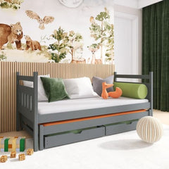 Daniel Double Bed with Trundle