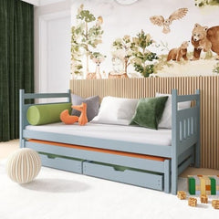 Daniel Double Bed with Trundle