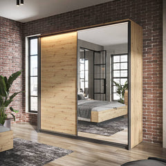 Quant QS-01 Sliding Door Wardrobe 220cm