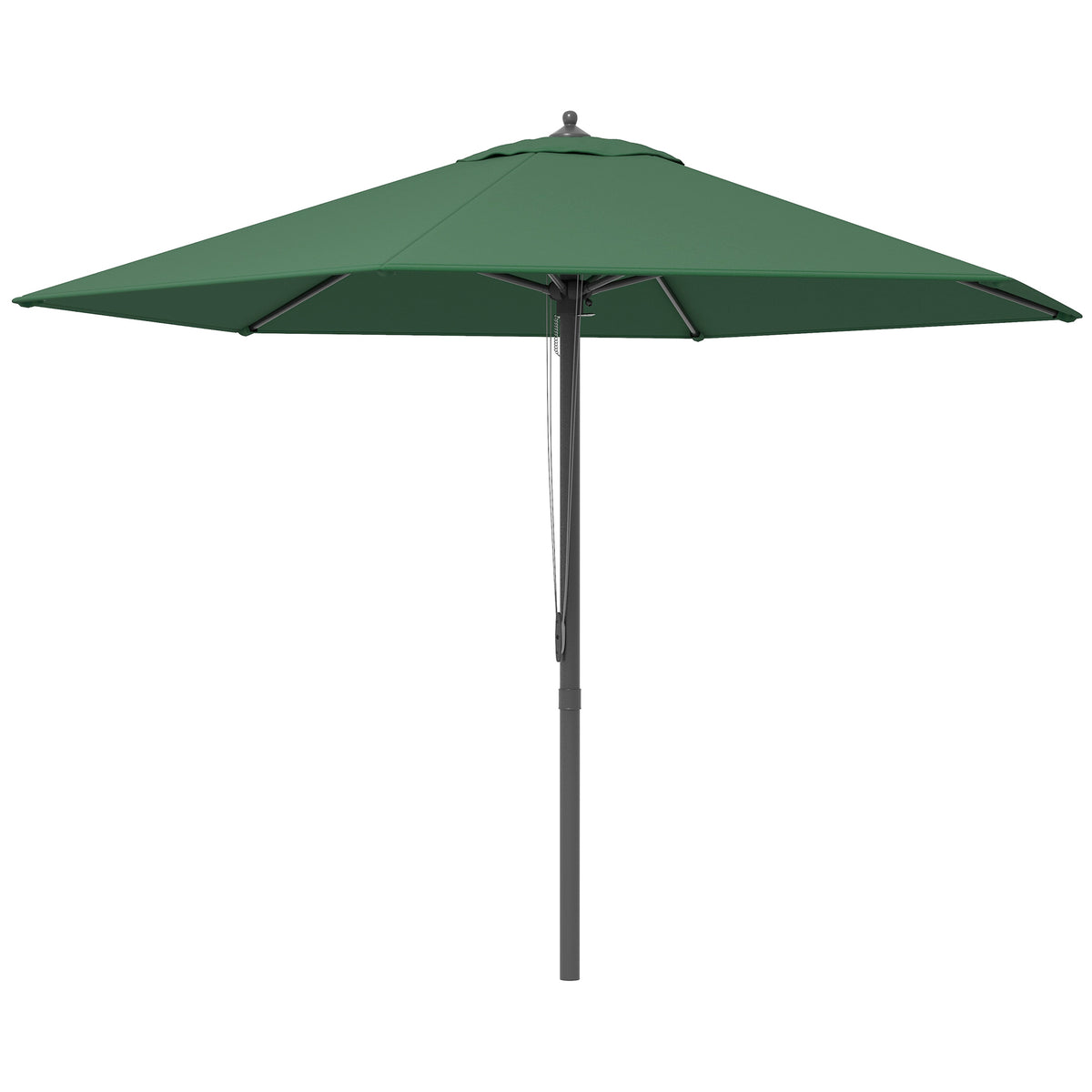 Outsunny 2.8m Garden Parasol Umbrella, Round Outdoor Market Table Umbrella Sun Shade Canopy, Green