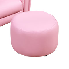 طقم أريكة للأطفال بمقعد واحد من HOMCOM Toddler Chair، 54 × 42 × 41 سم، أريكة للأطفال مع مقعد، وردي