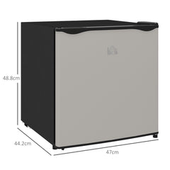 HOMCOM 35L Mini Freezer, -24√¢‚Äû∆í to -14√¢‚Äû∆í Temperature - Silver Tone