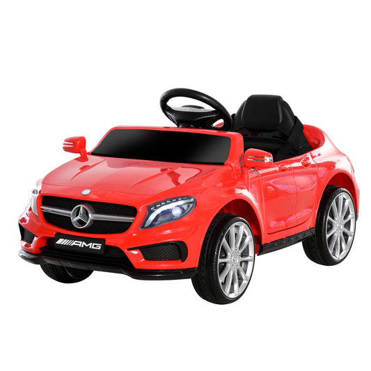 HOMCOM Kids Electric Car Kids Ride-On Car 6V Licensed Mercedes Benz-Red