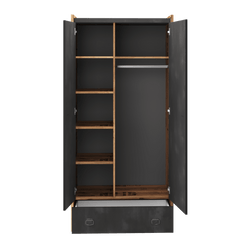 Fargo 02 Hinged Wardrobe 90cm