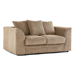 Oxford Scatter Back Full Jumbo Cord 2 Seater Sofa – Cream and Other Colours