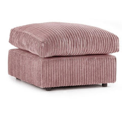 Colourful Oxford Jumbo Cord Scatter back Design 3 Seater Sofa - Pink and Other Colours