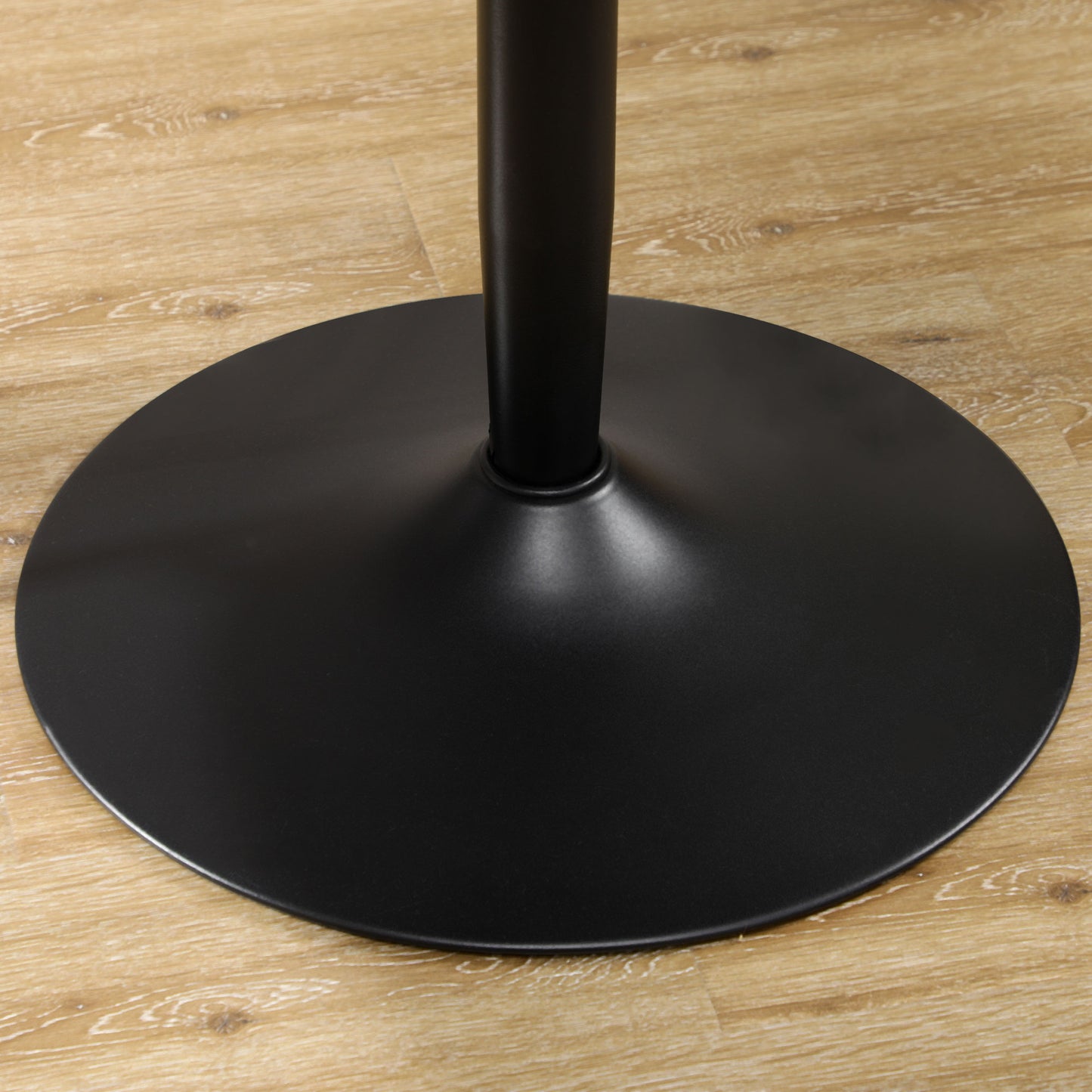 HOMCOM 75H x 70cm Two-Person Minimalistic Dining Table - Black