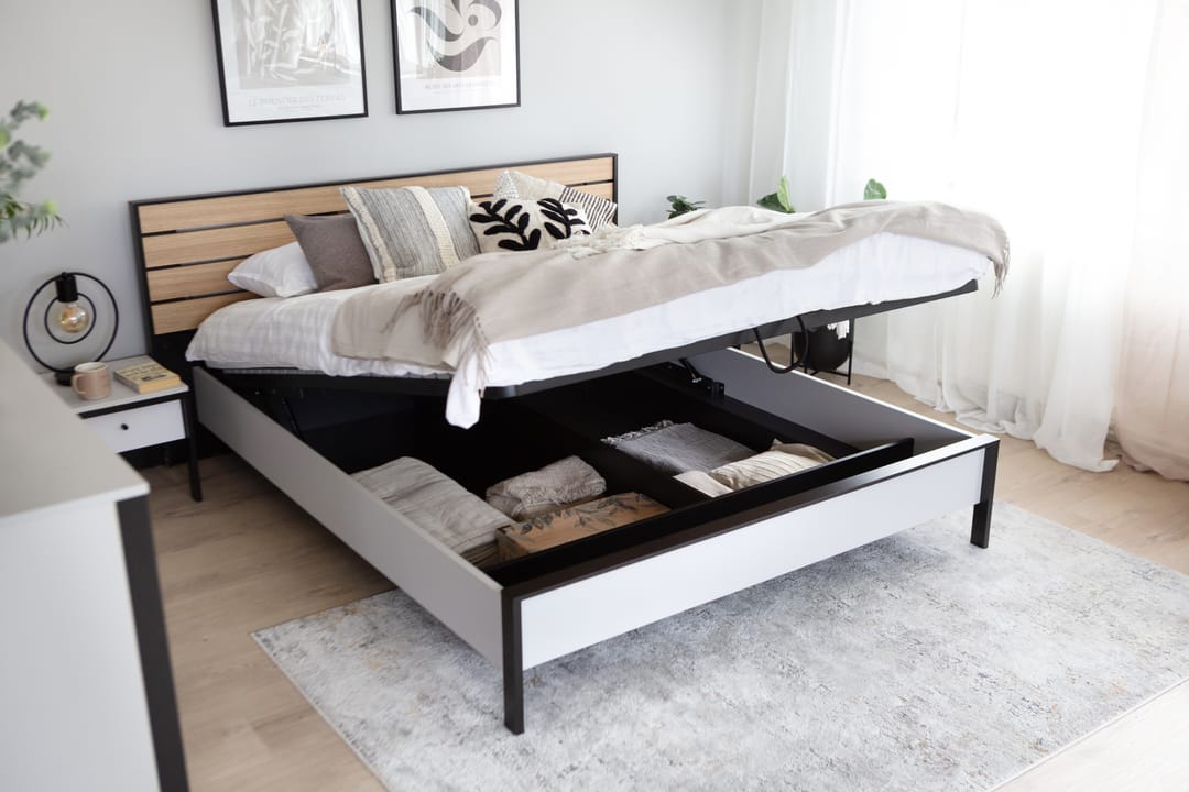 Gris Ottoman Bed [EU King]