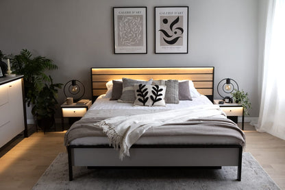 Gris Ottoman Bed [EU King]