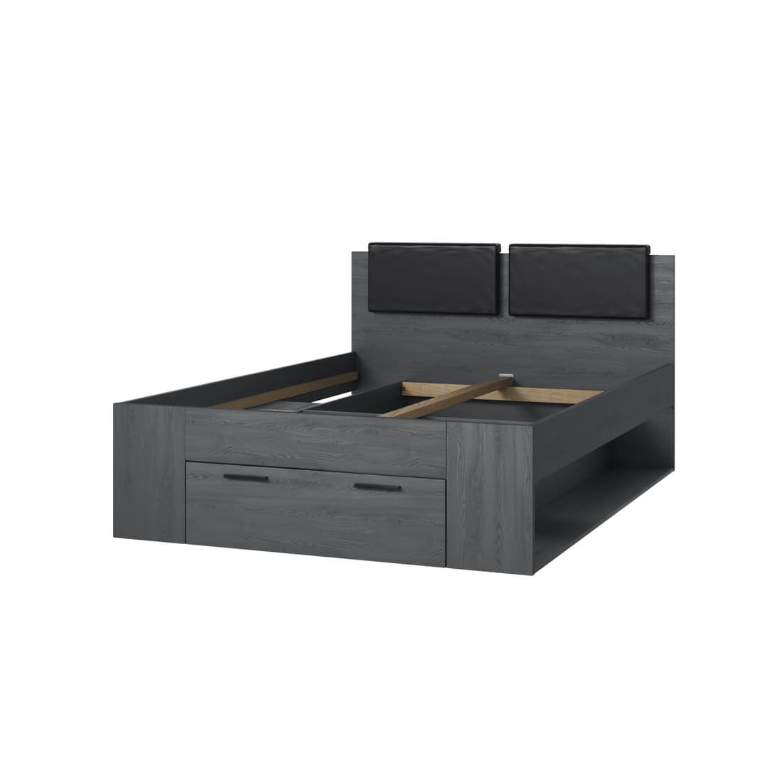 Galaxy Divan Bed [Oak Carbon]