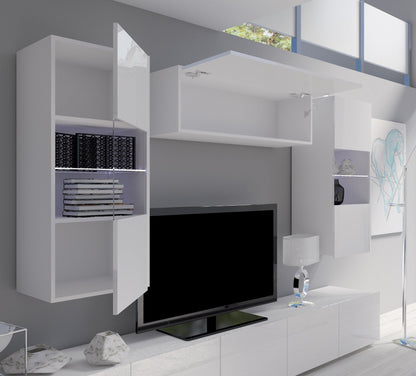 Calabrini Wall Cabinet 105cm [Black]