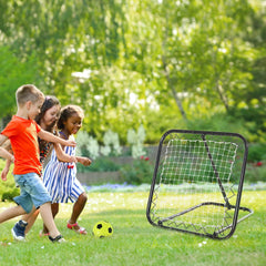 HOMCOM Angle Adjustable Rebounder Net Goal Training Set Football, Baseball