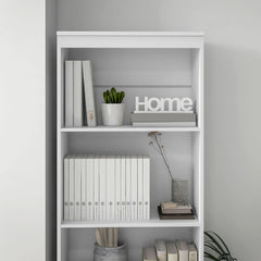 HOMCOM 180cm Tall Bookcase, with Shelves and Drawers - White