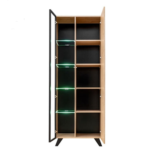 Liam Tall Display Cabinet 70cm