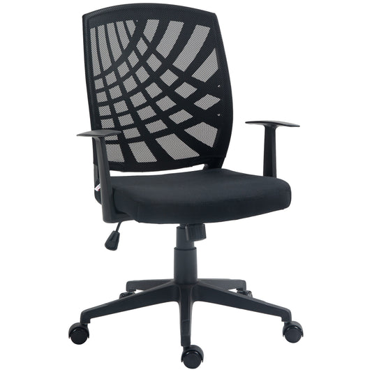 HOMCOM 97.5-106.5cm Adjustable Home Office Chair - Black