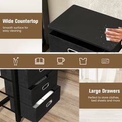 Mobile Filing Cabinet with 4 Drawers