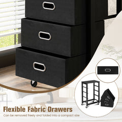 Mobile Filing Cabinet with 4 Drawers