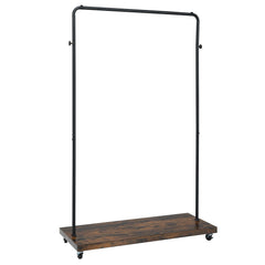 Clothes Rail Garment Rack with Wheels for Bedroom Hallway Shop