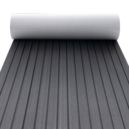 240 x 90 cm Non-Slip Marine Carpeting Mat-Dark Grey