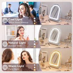 HOMCOM 33 x 44.5cm LED Vanity Mirror - White