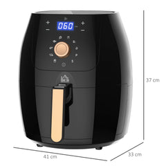 HOMCOM 5.5L 1700W Air Fryer, with Digital Display, 80-200√¢‚Äû∆í Temperature