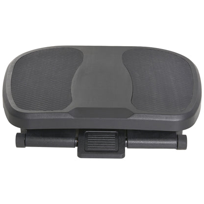 HOMCOM 0-30√Ç¬∞ Three-Height Under-Desk Support Footrest - Black
