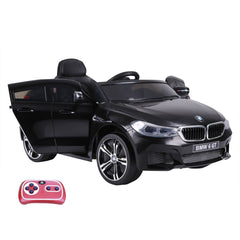 HOMCOM Kids Electric Ride On Car 6V Licensed BMW 6GT W/ Remote-Black