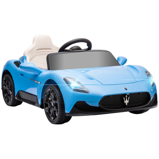 AIYAPLAY Maserati MC20 Licensed 12V Kids Electric Ride on Car with Remote Control, Spring Suspension, Blue