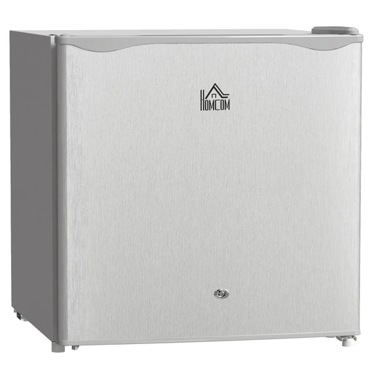 HOMCOM 46 Litre Lockable Countertop Fridge - Grey