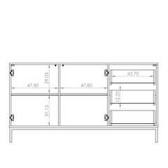 Querty 01 Sideboard Cabinet 150cm