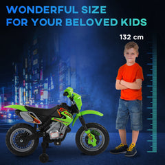 HOMCOM 6V Kids Child Electric Motorbike Ride on Motorcycle Scooter Children Toy Gift for 3-6 Years (Green)