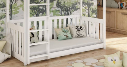 Wooden Bunk Bed Konrad with Cot Bed