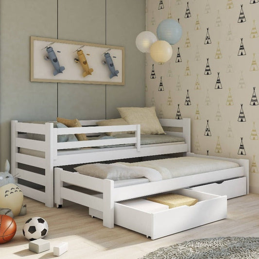 Kubus Double Bed with Trundle