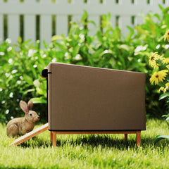 PawHut Waterproof Rabbit Hutch Cover for X-D2-0047 and Similar Model Rabbit Hutch, 43 x 52 x 37 cm, Brown