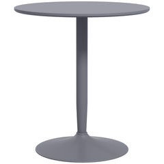 HOMCOM 75H x â70cm Two-Person Minimalistic Dining Table - Grey