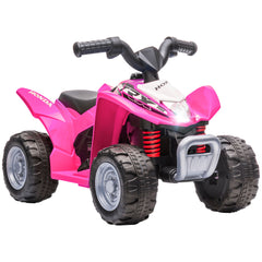 AIYAPLAY Honda Licensed Kids Electric Quad Bike, 6V ATV Ride On for Ages 1.5-3 Years, Pink