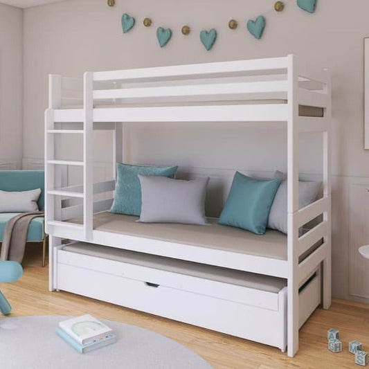 Lessi Bunk Bed with Trundle and Storage