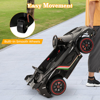 Licensed Lamborghini 4WD Kids Ride-on Sports Car-Black