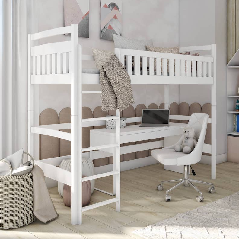 Mia Wooden Loft Bed