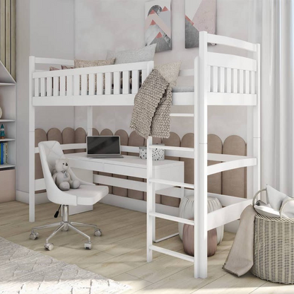 Mia Wooden Loft Bed