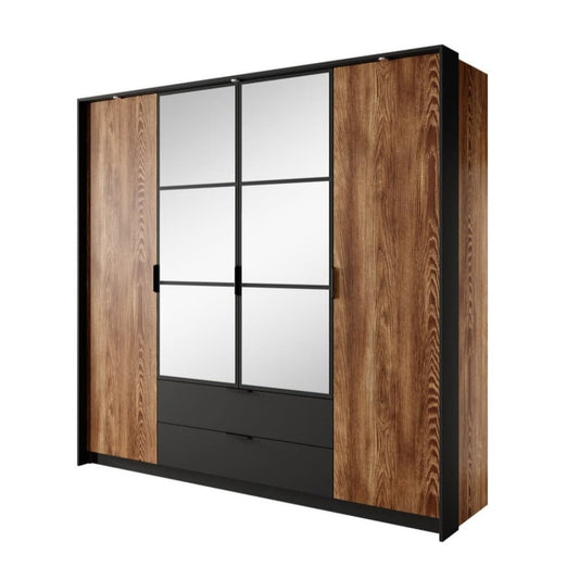 Milton Hinged Door Wardrobe 223cm