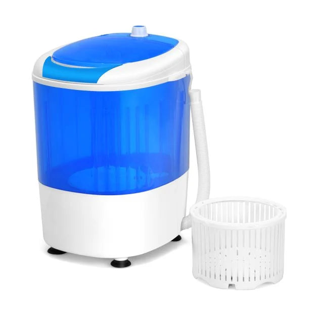 Semi-Automatic Washing Machine with 3 Modes for Apartment-Blue