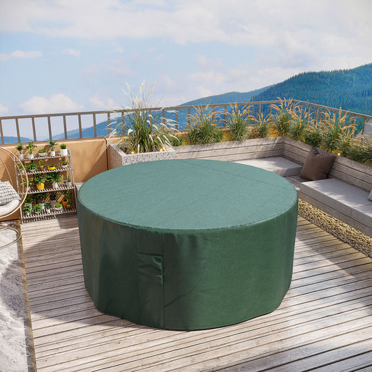 Outsunny Garden Patio Large Furniture Set Round Cover 600D Oxford Waterproof √ê¬§193 x 80H cm