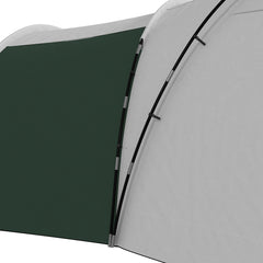 Outsunny 6-9 Man Tent with Bedrooms and Living Room, Accessories Included, Green