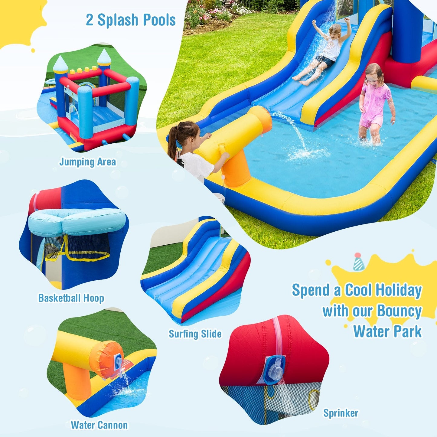 Inflatable Bounce Castle Jumping Air Bounce Castle for Kids