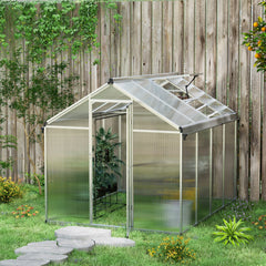 Outsunny 8 x 6ft Aluminium Frame Greenhouse