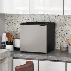 HOMCOM 35L Mini Freezer, -24√¢‚Äû∆í to -14√¢‚Äû∆í Temperature - Silver Tone